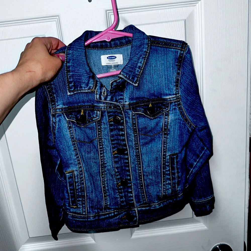 old navy girls size 5 jean jacket